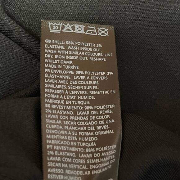 NA-KD Black Sleeveless Rose Halter High Neck Slit Midi Maxi Bodycon Dress XS - Picture 6 of 6